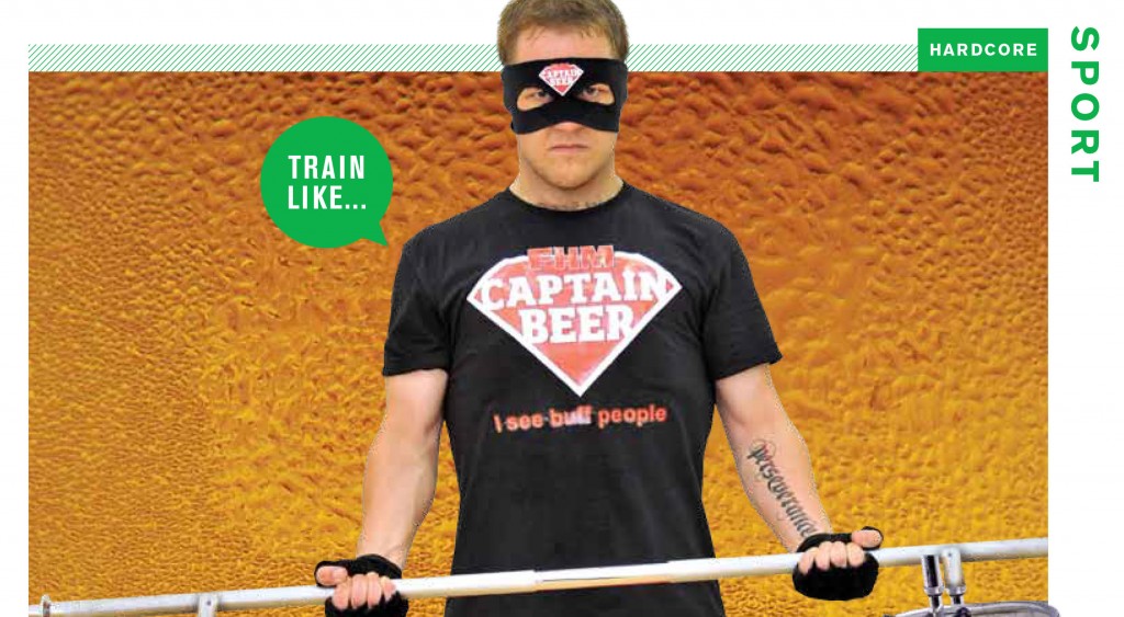 Gord Laws feature Article Train Like Captain Beer FHM May 2010